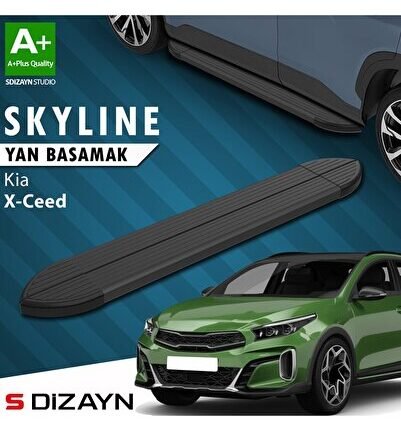 S-Dizayn Kia XCeed Skyline Siyah Yan Basamak 183 Cm 2019 Üzeri A+ Kalite
