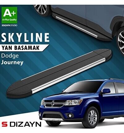 S-Dizayn Dodge Journey Skyline Krom Yan Basamak 183 Cm 2008-2020 A+ Kalite