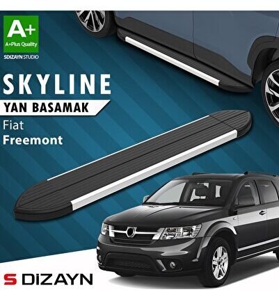 S-Dizayn Fiat Freemont Skyline Aluminyum Yan Basamak 183 Cm 2010-2020 A+ Kalite