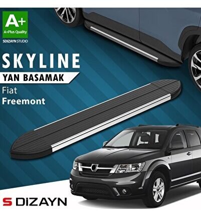 S-Dizayn Fiat Freemont Skyline Krom Yan Basamak 183 Cm 2010-2020 A+ Kalite