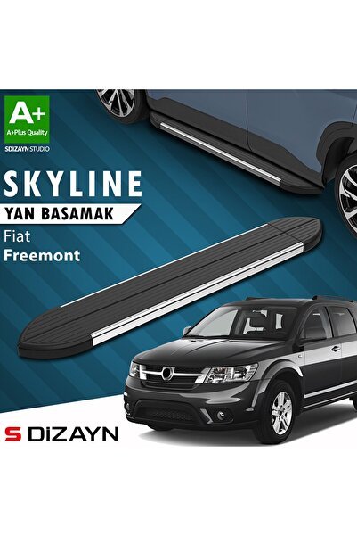 1_org_zoom-40094.jpg S-Dizayn Fiat Freemont Skyline Krom Yan Basamak 183 Cm 2010-2020 A+ Kalite - Görsel 1