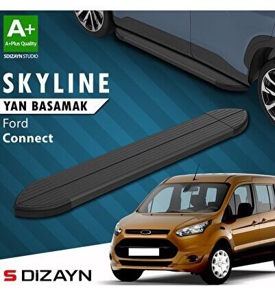 S-Dizayn Ford Connect Skyline Siyah Yan Basamak 183 Cm 2002-2014 A+ Kalite