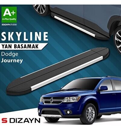 S-Dizayn Dodge Journey Skyline Aluminyum Yan Basamak 183 Cm 2008-2020 A+ Kalite