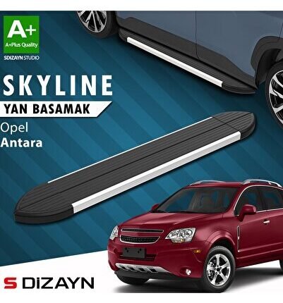 S-Dizayn Opel Antara Skyline Aluminyum Yan Basamak 183 Cm 2006-2015 A+ Kalite