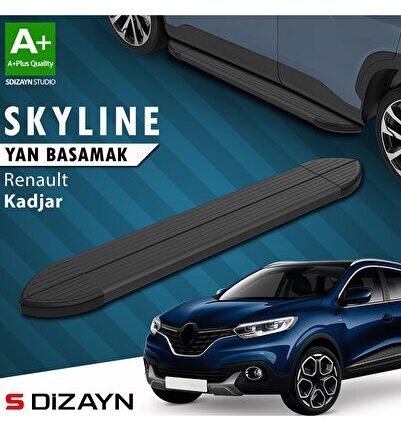 S-Dizayn Renault Kadjar Skyline Siyah Yan Basamak 173 Cm 2015-2022 A+ Kalite