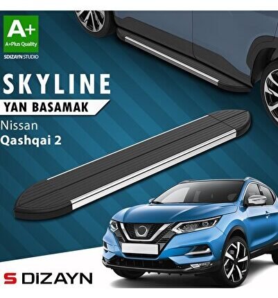 S-Dizayn Nissan Qashqai 2 Skyline Krom Yan Basamak 173 Cm 2014-2021 A+ Kalite