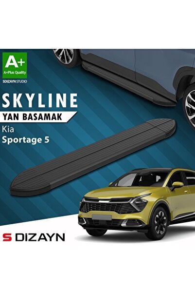 1_org_zoom-40256.jpg S-Dizayn Kia Sportage 5 Skyline Siyah Yan Basamak 173 Cm 2021 Üzeri A+ Kalite - Görsel 1