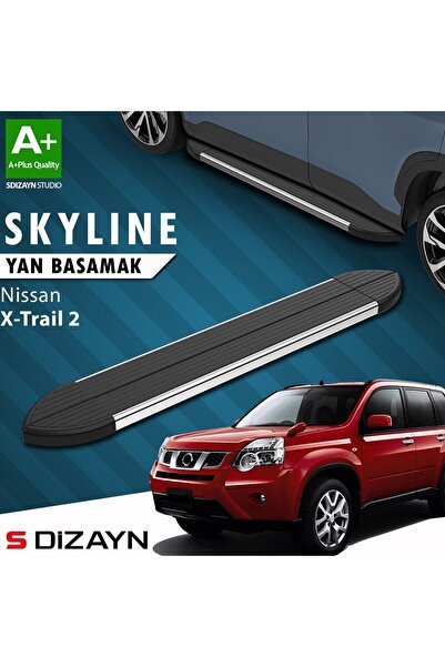 1_org_zoom-40264.jpg S-Dizayn Nissan X-Trail T31 Skyline Krom Yan Basamak 173 Cm 2007-2014 A+ Kalite - Görsel 1