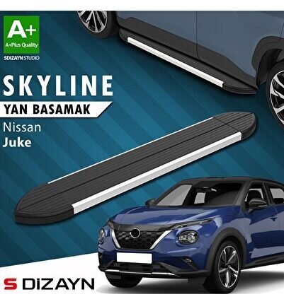S-Dizayn Nissan Juke 2 Skyline Aluminyum Yan Basamak 173 Cm 2019 Üzeri A+ Kalite