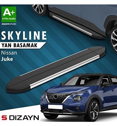 S-Dizayn Nissan Juke 2 Skyline Krom Yan Basamak 173 Cm 2019 Üzeri A+ Kalite