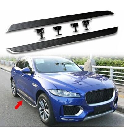 JAGUAR F-PACE UYUMLU SABİT YAN BASAMAK SETİ 2016+