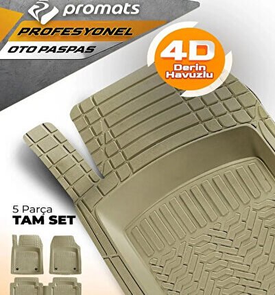 Toyota Coralla 2007-2012 Paspas Profesyonel 4d (bej)