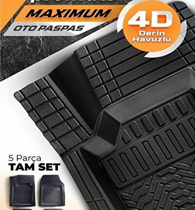 Chevrolet Hr-V UYUMLU 4-D OTO PASPAS ((MAXIMUM SİYAH))