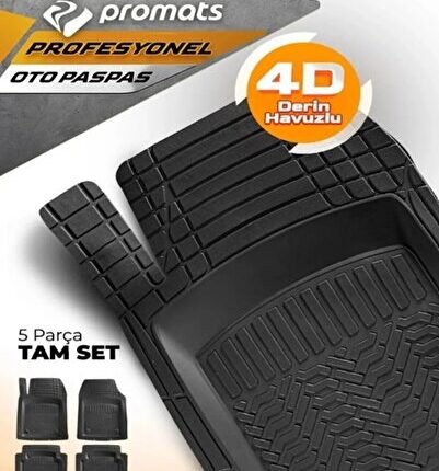 DAEWOO LANOS Pro Uyumlu Siyah Oto Paspas Seti