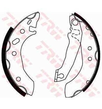 Ford Arka Fren Balatası Takım (pabuc) Escort V / VI / VII 1,3 / 1,4 90>99 Orıon III 1,3 / 1,4 90>