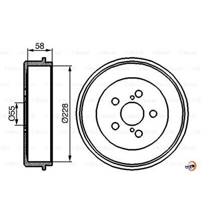 Fren Kampanası - 228.6 - 66.5 Mm 0986477140