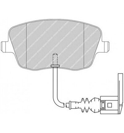 Fdb1662 Fren Balatası Ön Fişli Ibiza Iv 01- / Fabia Iı 07- Roomster 06- Uyumlu