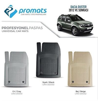 Dacia Duster 2012-2017 Oto Paspas Profesyonel 4d (bej)