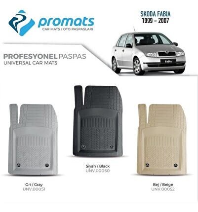 Skoda Fabia 1999-2007 Oto Paspas Profesyonel 4d (bej)