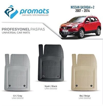 Nissan Qashqai 2007-2014 Oto Paspas Profesyonel 4d (bej)