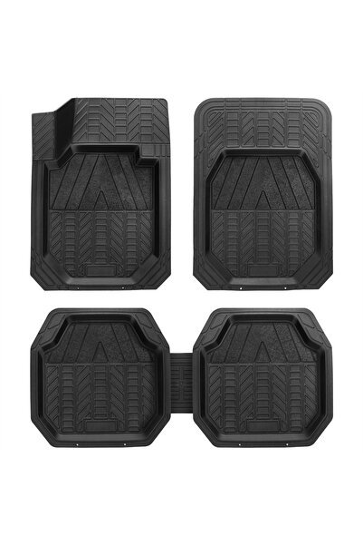 1_org_zoom-45642.jpg Tuna 3D Siyah Üniversal Havuzlu Paspas 5 Parça - Görsel 1