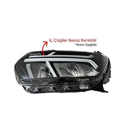 Dacia Duster Far Lambası Sol (İÇ ÇİZGİLER BEYAZ) 2021-2024 260602465r