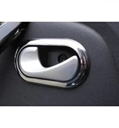 DACİA DUSTER UYUMLU İÇ KAPI KOLU ÇERÇEVE 4 PRÇ 2010-2017 PASLANMAZ KROM