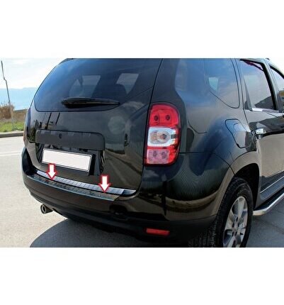 Dacia Duster Arka Tampon Eşiği (yazısız) Krom 2010-2017