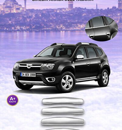 DACİA DUSTER 2010-2018 ARACA ÖZEL KROM KAPI KOL A+