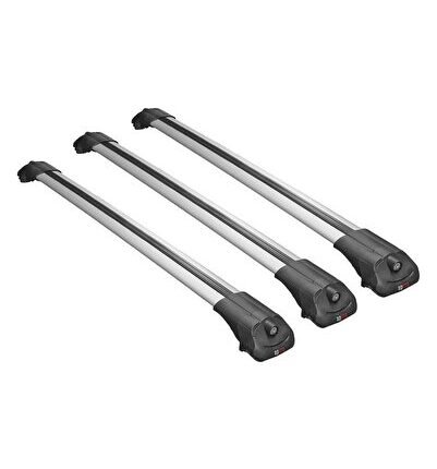 Dacia Duster 2010-2013 Arası ile uyumlu ACE-1 Ara Atkı Tavan Barı GRİ 3 ADET BAR