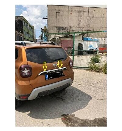 DACİA DUSTER UYUMLU BAGAJ ÇITASI 2018 ÜZERİ PASLANMAZ KROM