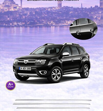 DACİA DUSTER 2018+ ARACA ÖZEL KROM CAM ÇITASI A+