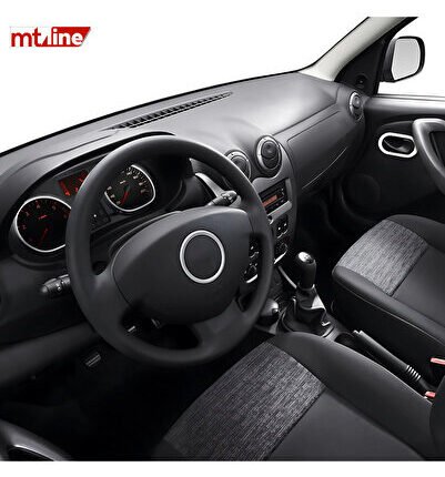 İç Kapı Kolu Çerçevesi 4 Parça Dacia Duster Suv 2010 ve Üzeri Uyumlu Krom Paslanmaz Çelik