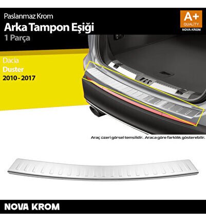Dacia Duster Krom Arka Tampon Eşiği 2009 2018