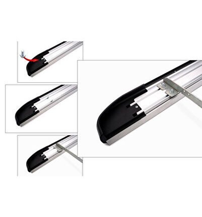 Renault Duster Proside Yan Basamak Siyah 2024 ve Sonrası