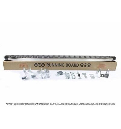 Renault Duster Blackline Yan Basamak Krom 2024 ve Sonrası