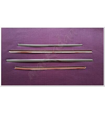 Dacia Duster Krom Cam Çıtası 2018 Sonrası 4 Parça Paslanmaz Çelik