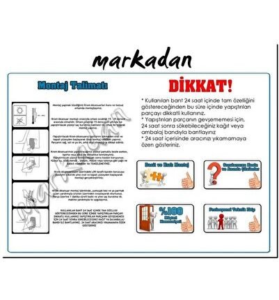 Dacia Duster Krom Cam Çıtası 2010-2017 4 Parça Paslanmaz Çelik