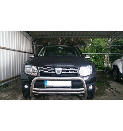 DACİA DUSTER4x2 2010-2016 YÜKSEK ÖN KORUMA - 2 ARA BORULU - KOMPLE 60Ø 'LIK - İSVEÇ MODEL- EMPEROR B
