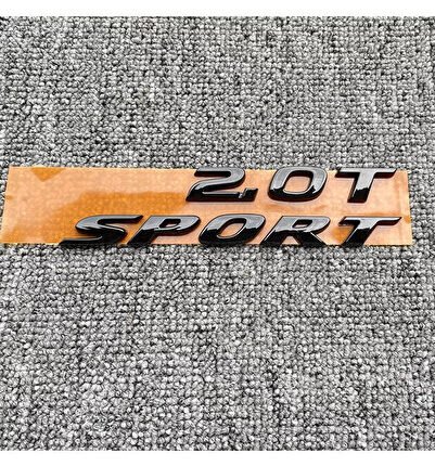 2.0 T Sport Özel Tasarım Bagaj Yazısı 3M 3D ABS Dacia Duster