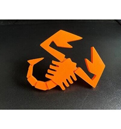 Scorpion Turuncu Bagaj Arması 3M 3D ABS Dacia Duster