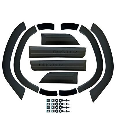 Kapı Ve Çamurluk Koruma Dodik Seti Premium Düz Enjeksiyon Baskı Dacia Duster Uyumlu 2018 Ve Üst