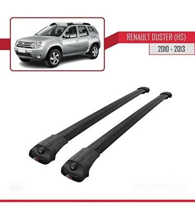 Renault Duster (HS) 2010-2013 Arası ile uyumlu ACE-1 Ara Atkı Tavan Barı SİYAH
