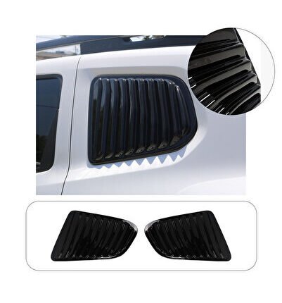 Dacia Duster Uyumlu 2018-2024 Abs Kelebek Cam 2 Parça