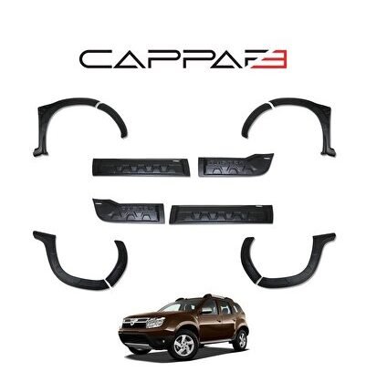 Dacia Duster 2010-2017 Uyumlu Arası Bal Peteği Hornet Dodik Seti 12 Prç