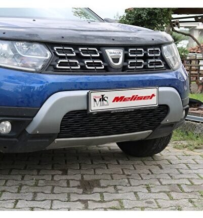Dacia Duster Ön Tampon Plaka Altı U Difüzör 2018 Ve Sonrası Uyumlu