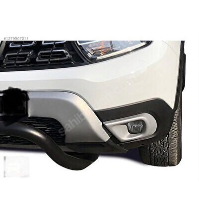 2018+DACİA DUSTER SİS FARI KAPLAMA KORUMA ÇERÇEVESİ GRİ