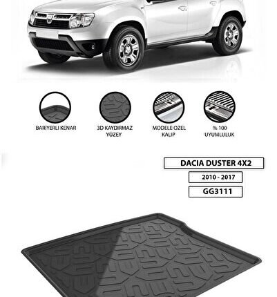 Dacia Duster 4x2 2010- 2017 Bagaj Havuzu