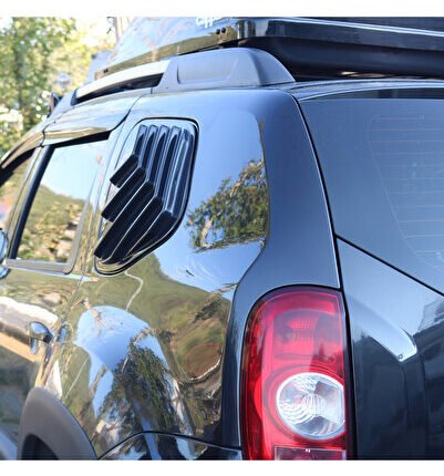 Dacia Duster Kelebek Cam Kaplama Vizör Plastik 2 Parça 2010-2017 Yıl Aralığı Uyumlu
