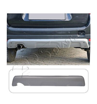 Dacia Duster Uyumlu 2010-2017 Abs Arka Difüzör Gri